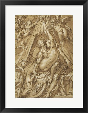 Mars and Venus by Abraham Bloemaert