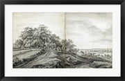 Landscape with Haymakers by Simon de Vlieger