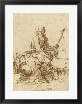 Young John the Baptist History Scene by Bartolome Esteban Murillo