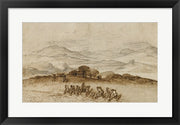 Landscape in Latium with Farm Laborers by Claude Lorrain