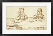 Portraits of Serafino and Francesco Falzacappa by Pier Leone Ghezzi