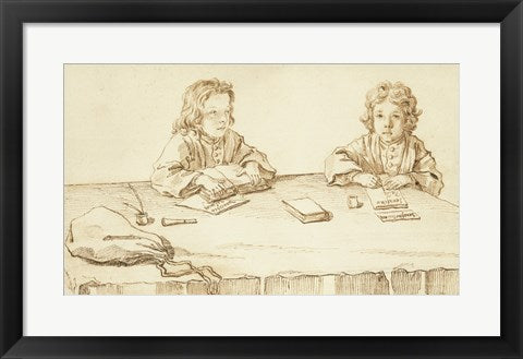 Portraits of Serafino and Francesco Falzacappa by Pier Leone Ghezzi