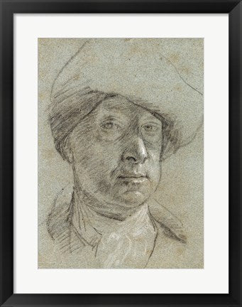 Self-Portrait Wearing a Cloth Hat by Jonathan Richardson the Elder