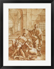 Joseph Interpreting the Dreams of His Fellow Prisoners by Francesco Salvator Fontebasso