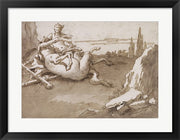 A Centaur and a Female Faun in a Landscape by Giovanni Domenico Tiepolo