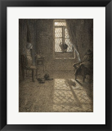 Le chat The Cat at the Window by Jean Francois Millet