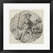 A Standard Bearer before a Castle