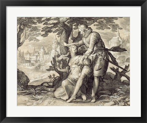 Young Woman Assisted by a Gentleman by Joachim Wtewael