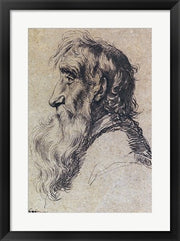 Head of an Old Man by Jacques De gheyn