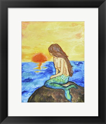 Mermaid at Sunset by Natalie Talocci