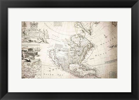 John Lord Sommers Map of North America