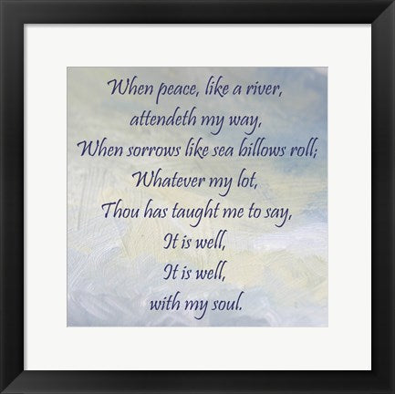It Is Well With My Soul by Veruca Salt