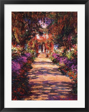 Il Viale del Giardino by Claude Monet