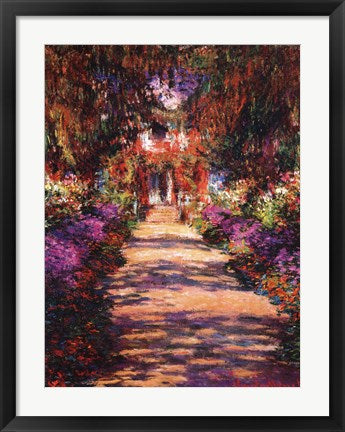 Il Viale del Giardino by Claude Monet