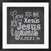 Jesus in Different Languages Chalkboard by Veruca Salt
