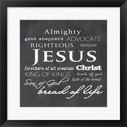 Jesus Christ Chalkboard by Veruca Salt