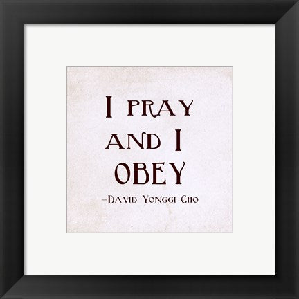 I Pray and I Obey by Veruca Salt