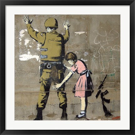 Bethlehem Wall Graffiti by Banksy