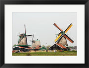 Dutch Zaanse Schans Windmills