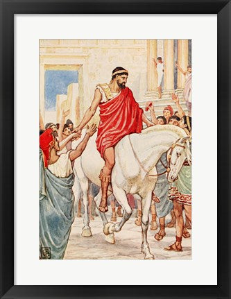 The Multitude Saluted Him With Loud Acclamations