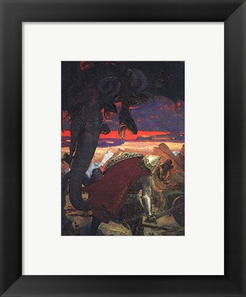 Dobryni Nikiticha with Seven-Headed Serpent Dragon