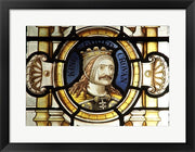 Crovan stained glass at Tynwald, the Parliament of the Isle of Man
