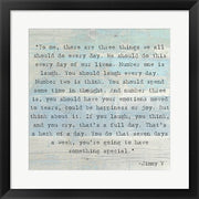 Three Things, Jimmy V Quote