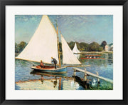 Sailing at Argenteuil, c.1874 by Claude Monet