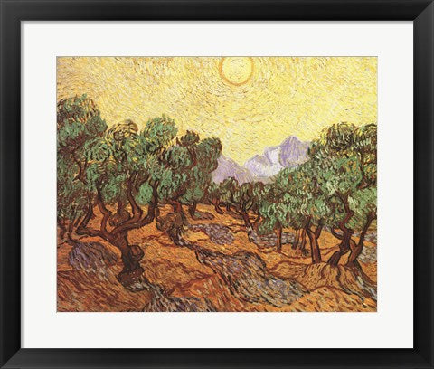 The Olive Trees, c.1889 by Vincent Van Gogh