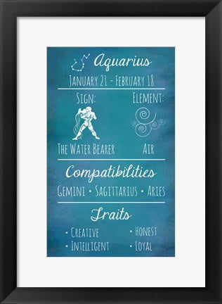 Aquarius Zodiac Sign by Veruca Salt