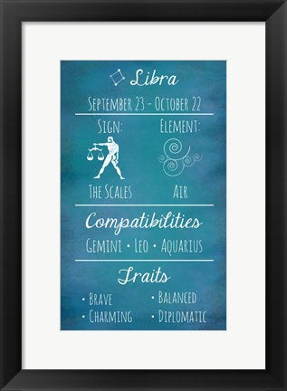 Libra Zodiac Sign by Veruca Salt