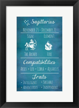 Sagittarius Zodiac Sign by Veruca Salt