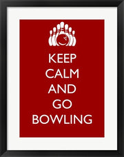 Keep Calm and Go Bowling by Sports Mania