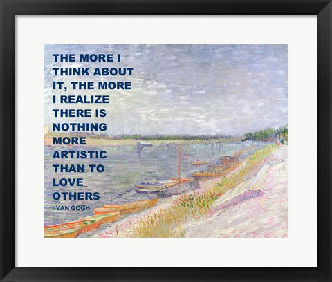 Love Others -Van Gogh Quote by Quote Master