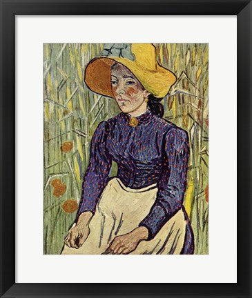 Portrait of Einer Jungen Bauerin by Vincent Van Gogh