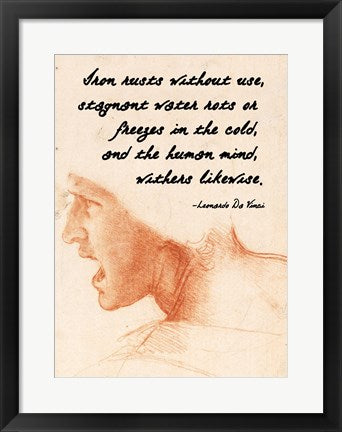 The Human Mind - Da Vinci Quote by Quote Master