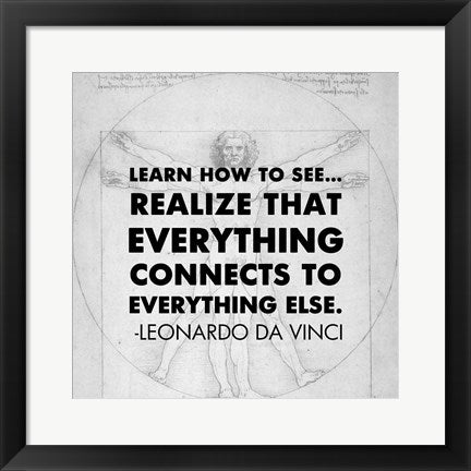 Learn How to See -Da Vinci Quote by Quote Master