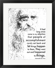 People of Accomplishment -Da Vinci Quote by Quote Master