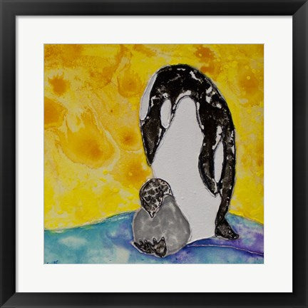 Penguins Under the Morning Sun by Natalie Talocci