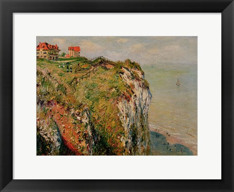 Cliff at Dieppe, 1882 by Claude Monet