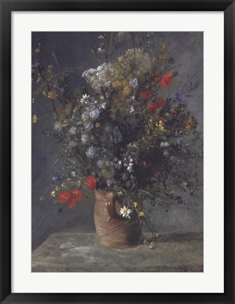 Flowers in a Vase, c. 1866 by Pierre-Auguste Renoir