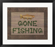 Gone Fishing Sign by Veruca Salt