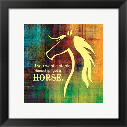 Horse Quote 2 by Sports Mania