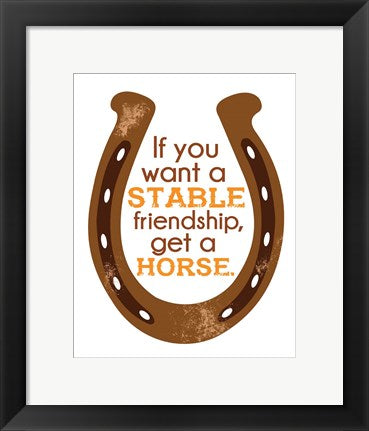 Horseshoe Quote 1 by Sports Mania