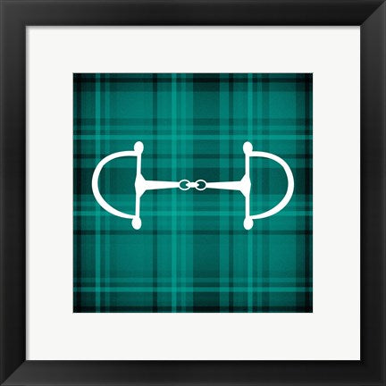 Horse Bit - Green Checkered by Sports Mania