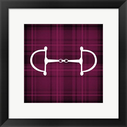 Horse Bit - Red Checkered by Sports Mania