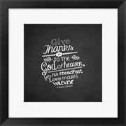 Psalm 136:26, Give Thanks (Chalkboard) by Inspire Me