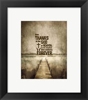 Psalm 136:26, Give Thanks (Sepia) by Inspire Me