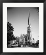 GENERAL VIEW, ELEVENTH ST. FRONT ON LEFT, COURT ST. SIDE ON RIGHT - First Baptist Church, Court and Eleventh Streets, Lynchburg