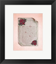 Corinthians 13:4-8 Love is Patient - Rose Border Pink by Inspire Me